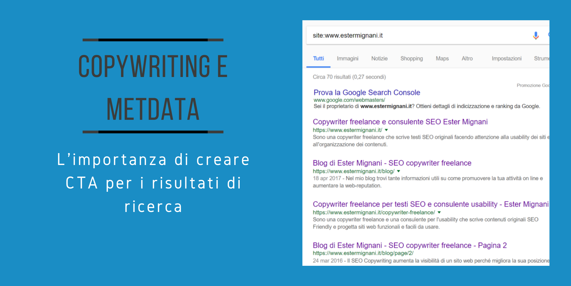 SEO Copywriting E Metadata SEO Copywriting E Metadata