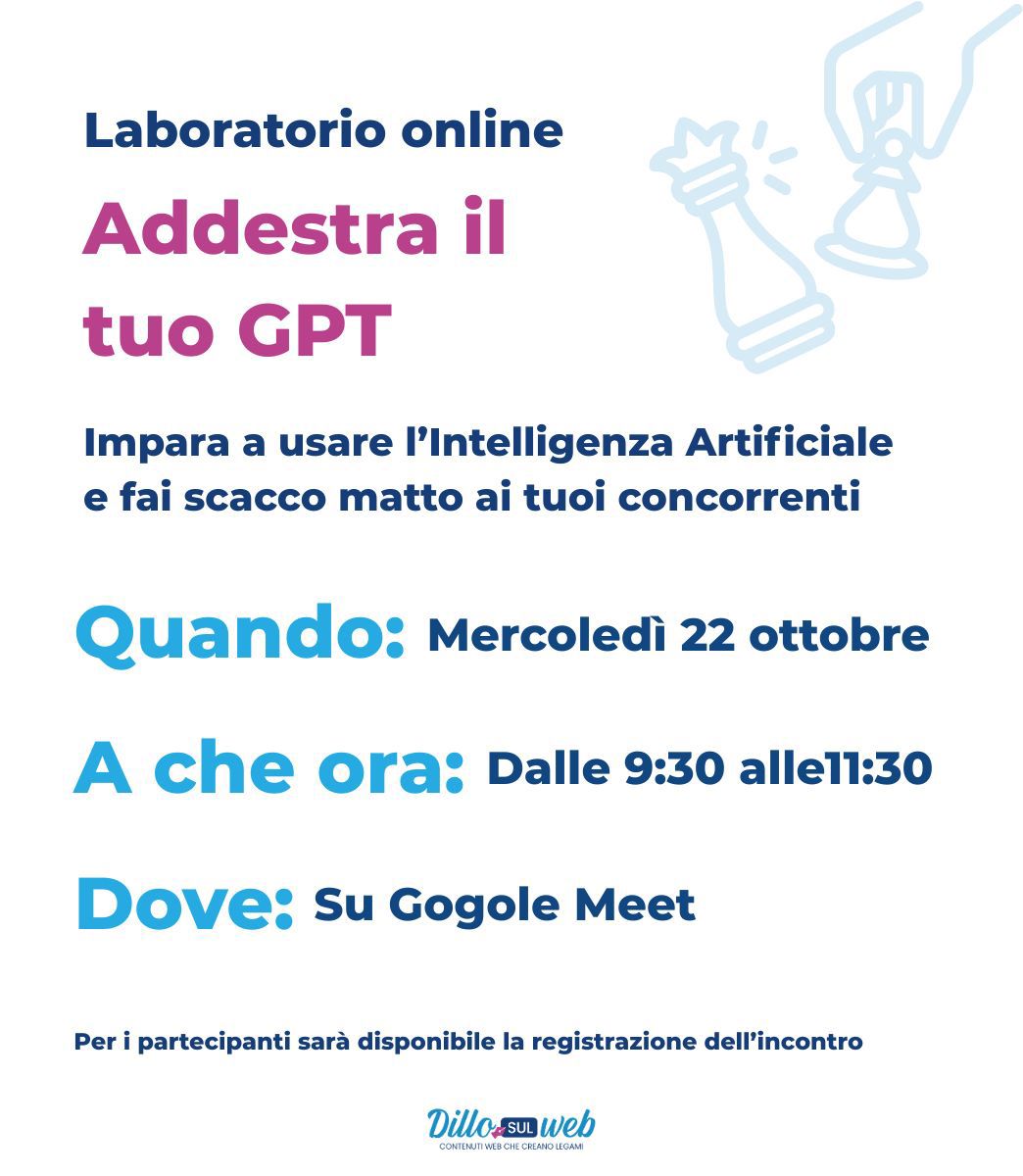 Laboratorio AI Mercoledì 22 Ottobre