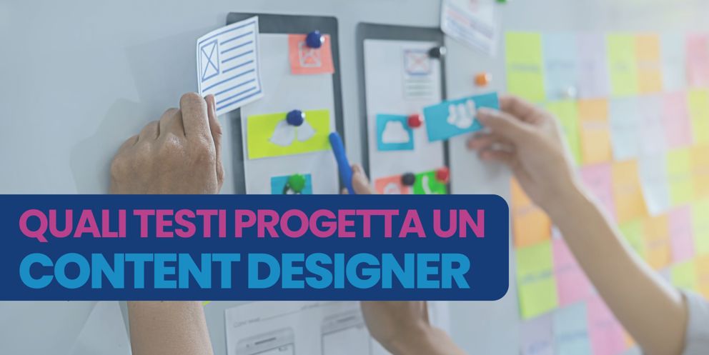 Content Designer Progettazione Testi Content Designer Progettazione Testi